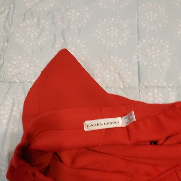 Karen Lessly red sweater skirt size XL - Picture 3 of 3